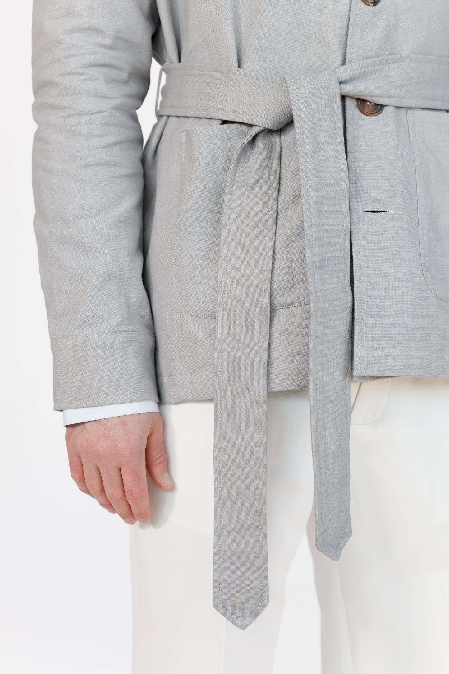 Stone Cloud Grey Safari Jacket