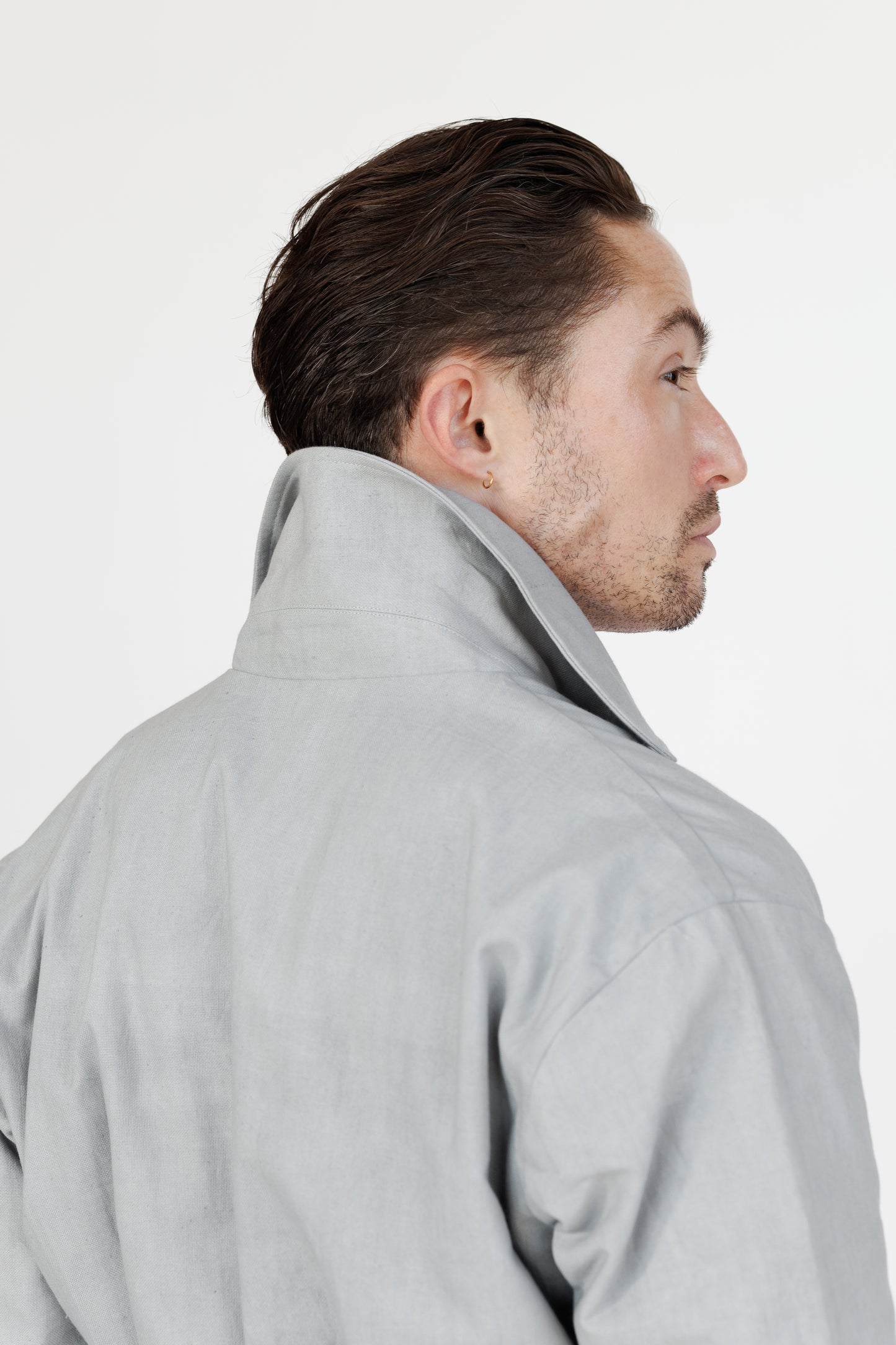 Stone Cloud Grey Safari Jacket