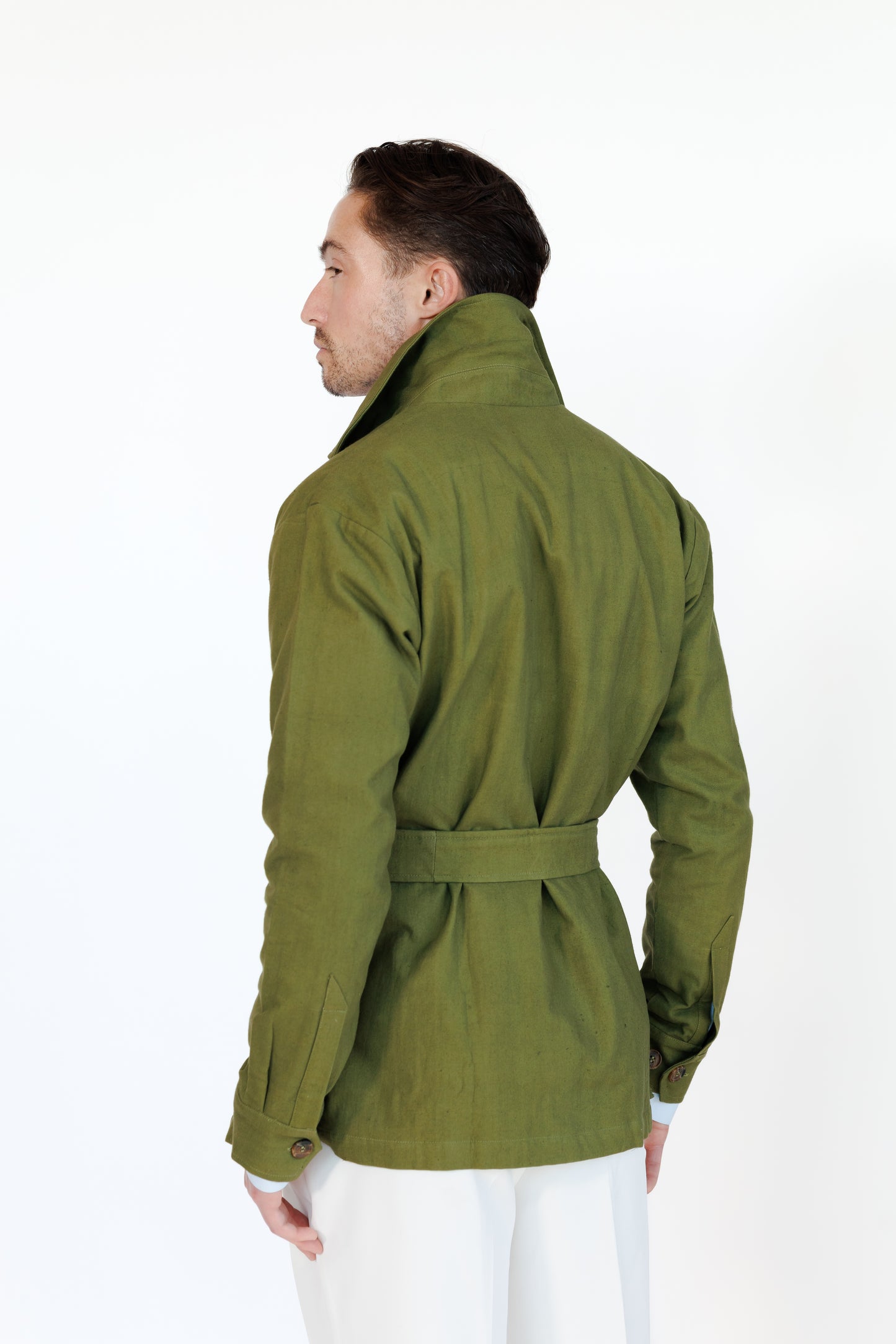 Forest Shade Green Safari Jacket
