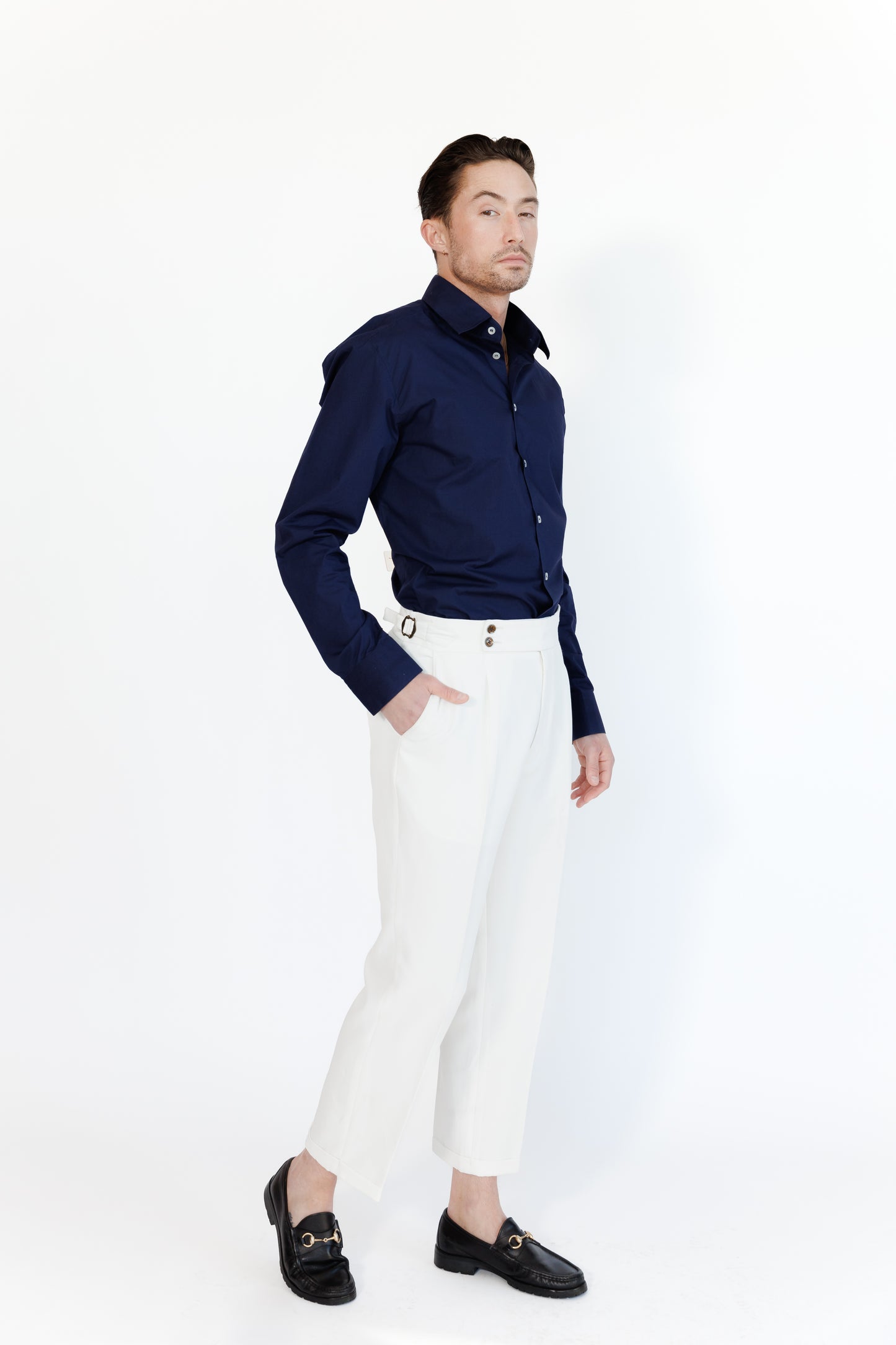 Midnight Tide Navy Blue Shirt