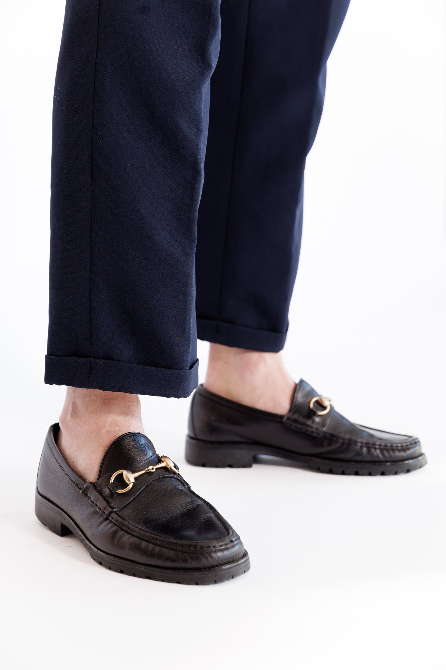 Deep Blue Skinny Fit Gurkha Trousers