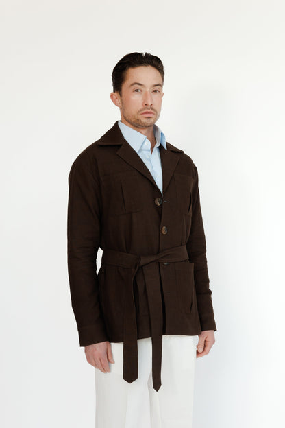 Desert Path Brown Safari Jacket