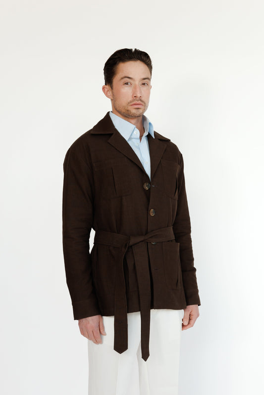 Desert Path Brown Safari Jacket