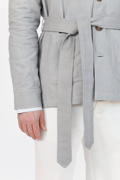 Stone Cloud Grey Safari Jacket
