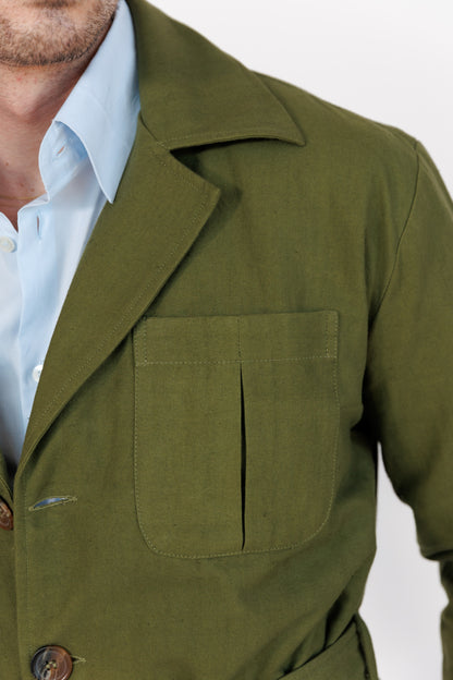 Forest Shade Green Safari Jacket