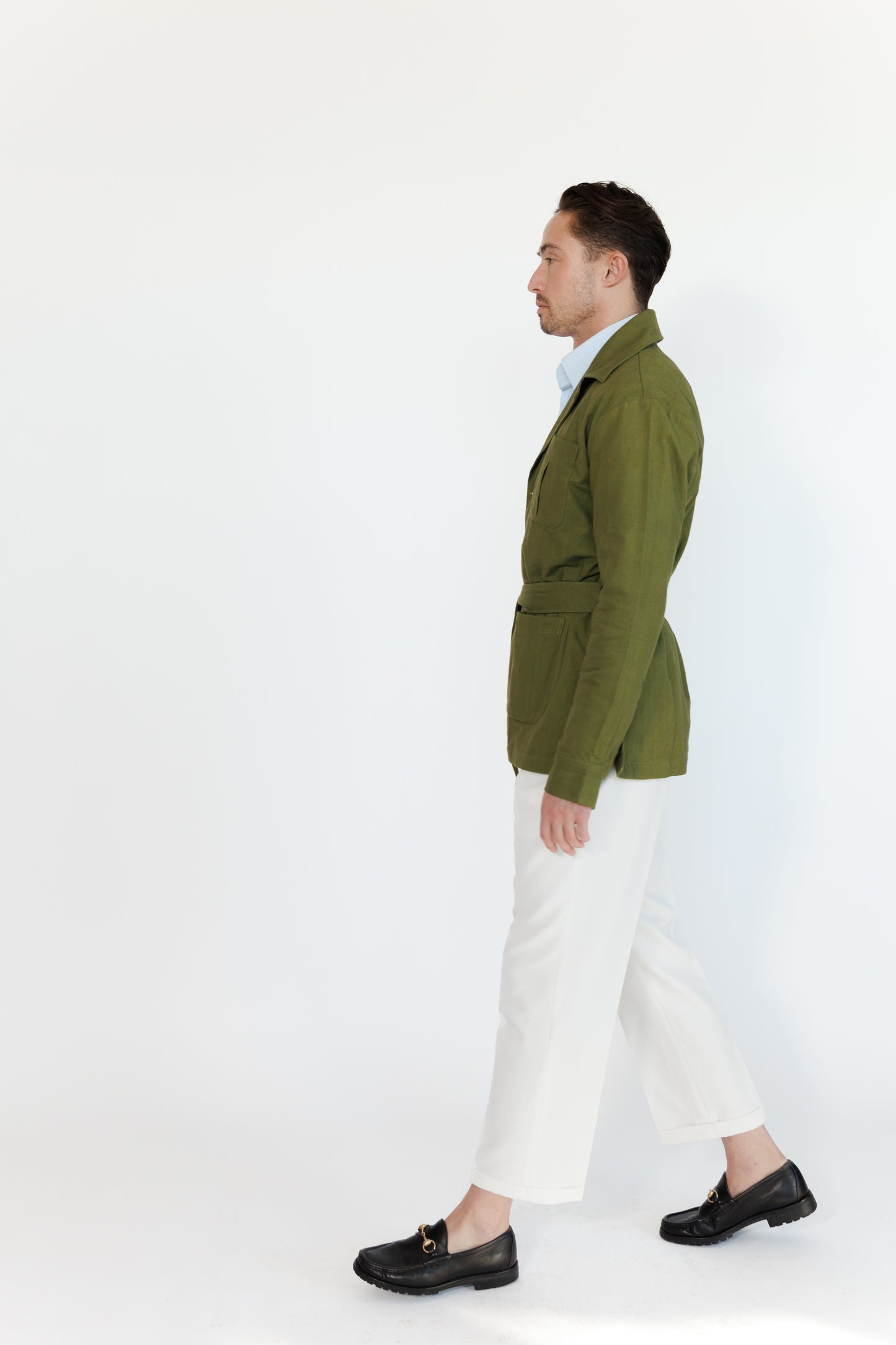 Forest Shade Green Safari Jacket