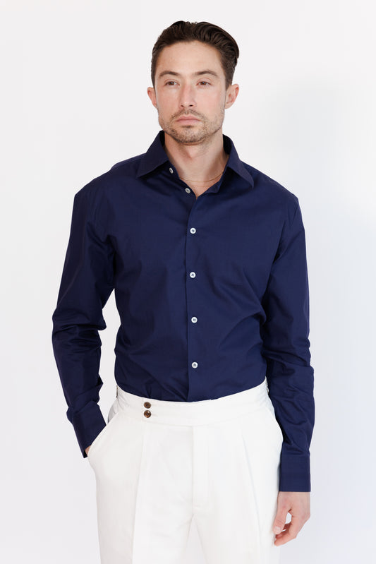 Midnight Tide Navy Blue Shirt
