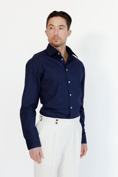 Midnight Tide Navy Blue Shirt
