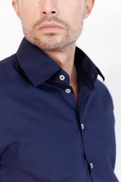 Midnight Tide Navy Blue Shirt